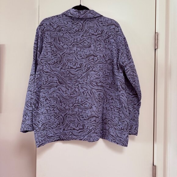 Calmé by Johnny Was Double Pocket Shacket Button Up Shirt - Picture 4 of 6